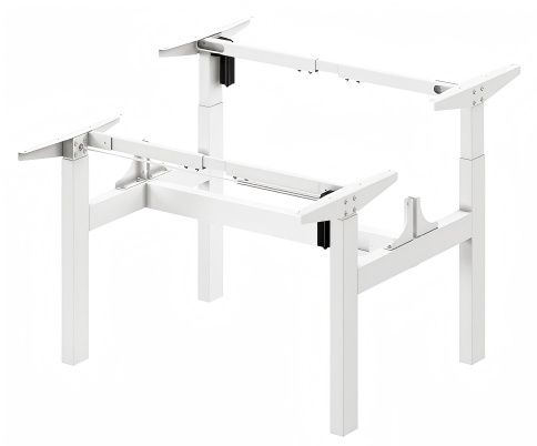 GD2038 Dual Motor 2-Stage Rectangular Tube Dual Station Desk Frame,Royal Source,GD2038 Dual Motor 2-Stage Rectangular Tube Dual Station Desk Frame