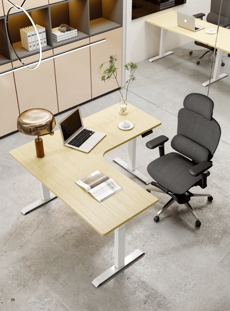 S3039 Triple Motor 3-Stage Rectangular Tube Desk Frame,Royal Source,S3039 Triple Motor 3-Stage Rectangular Tube Desk Frame