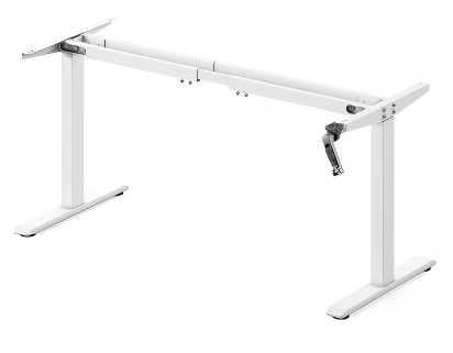 Y2067 Manual Crank 2-Stage Rectangular Tube Desk Frame,Royal Source,Y2067 Manual Crank 2-Stage Rectangular Tube Desk Frame