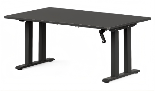 Y2068 Manual Crank 2-Stage Rectangular Tube Desk Frame,Royal Source,Y2068 Manual Crank 2-Stage Rectangular Tube Desk Frame