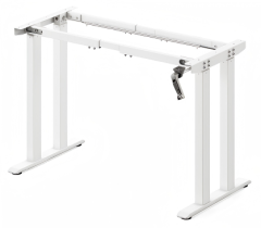 Y2070 Manual Crank 2-Stage Rectangular Tube Desk Frame,Royal Source,Y2070 Manual Crank 2-Stage Rectangular Tube Desk Frame