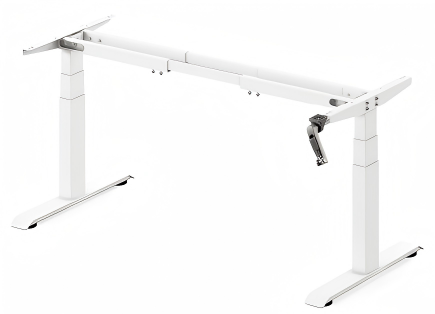 Y3028 Manual Crank 3-Stage Rectangular Tube Desk Frame,Royal Source,Y3028 Manual Crank 3-Stage Rectangular Tube Desk Frame