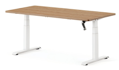 Y3028 Manual Crank 3-Stage Rectangular Tube Desk Frame,Royal Source,Y3028 Manual Crank 3-Stage Rectangular Tube Desk Frame