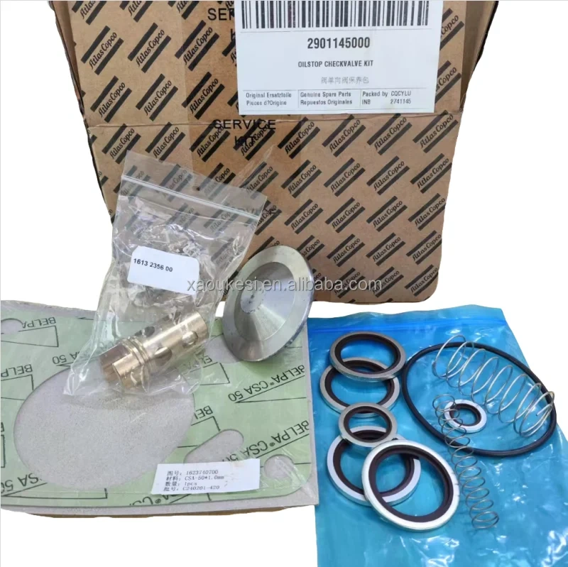 For Metal Air Compressor Valve Repair Kit 2901145000 Oil Shut-off Valve Seal Kit Check Valve Service Set,Xi'an Oukesi Machinery Equipment Co.,Ltd,For Metal Air Compressor Valve Repair Kit 2901145000 Oil Shut-off Valve Seal Kit Check Valve Service Set-Xi'an Oukesi Machinery Equipment Co.,Ltd