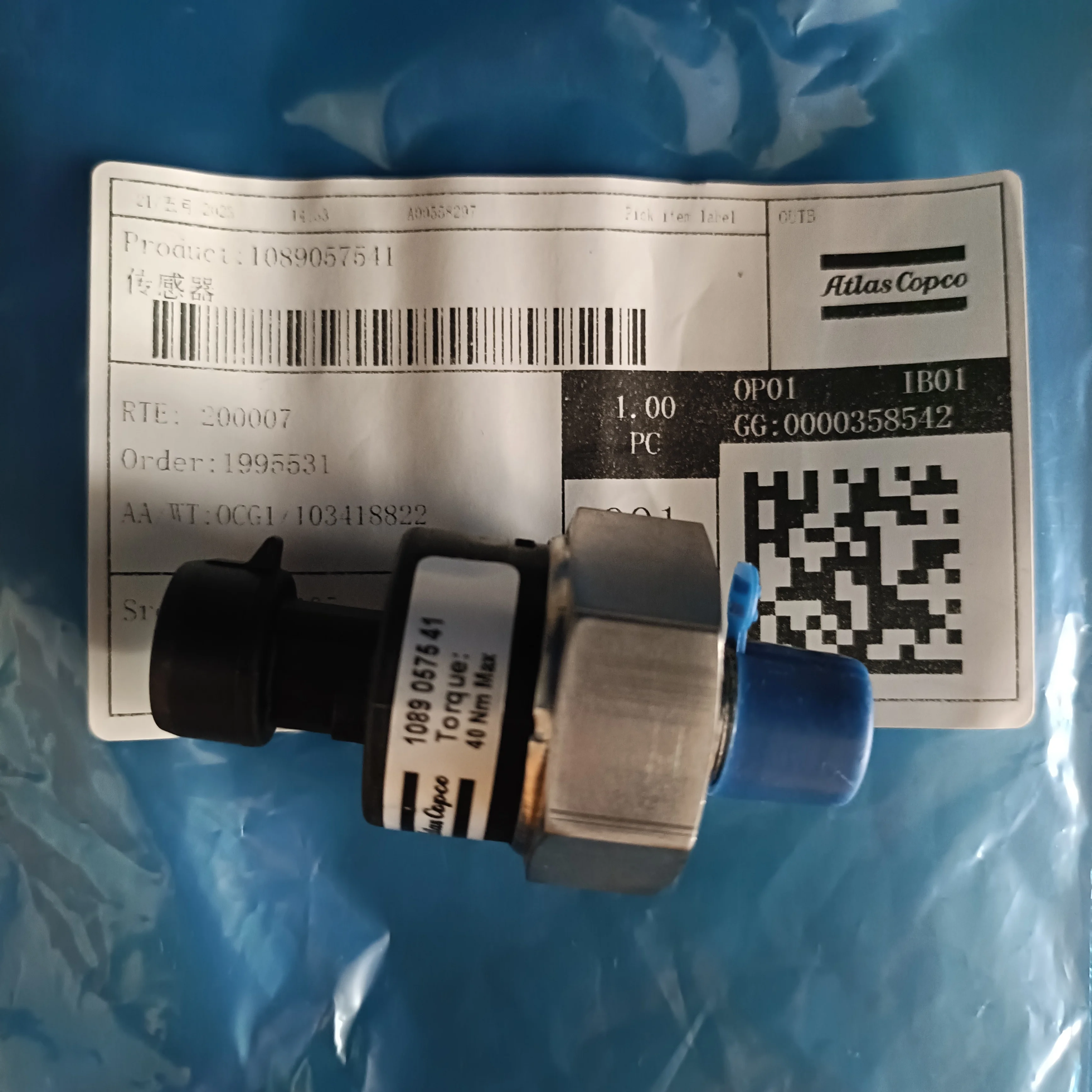 High Quality AtlasCopco Metal Transducer Sensor Industrial Compressor 1089057541 1089057551 1089057545 1 Year Warranty Factory,Xi'an Oukesi Machinery Equipment Co.,Ltd,High Quality AtlasCopco Metal Transducer Sensor Industrial Compressor 1089057541 1089057551 1089057545 1 Year Warranty Factory-Xi'an Oukesi Machinery Equipment Co.,Ltd