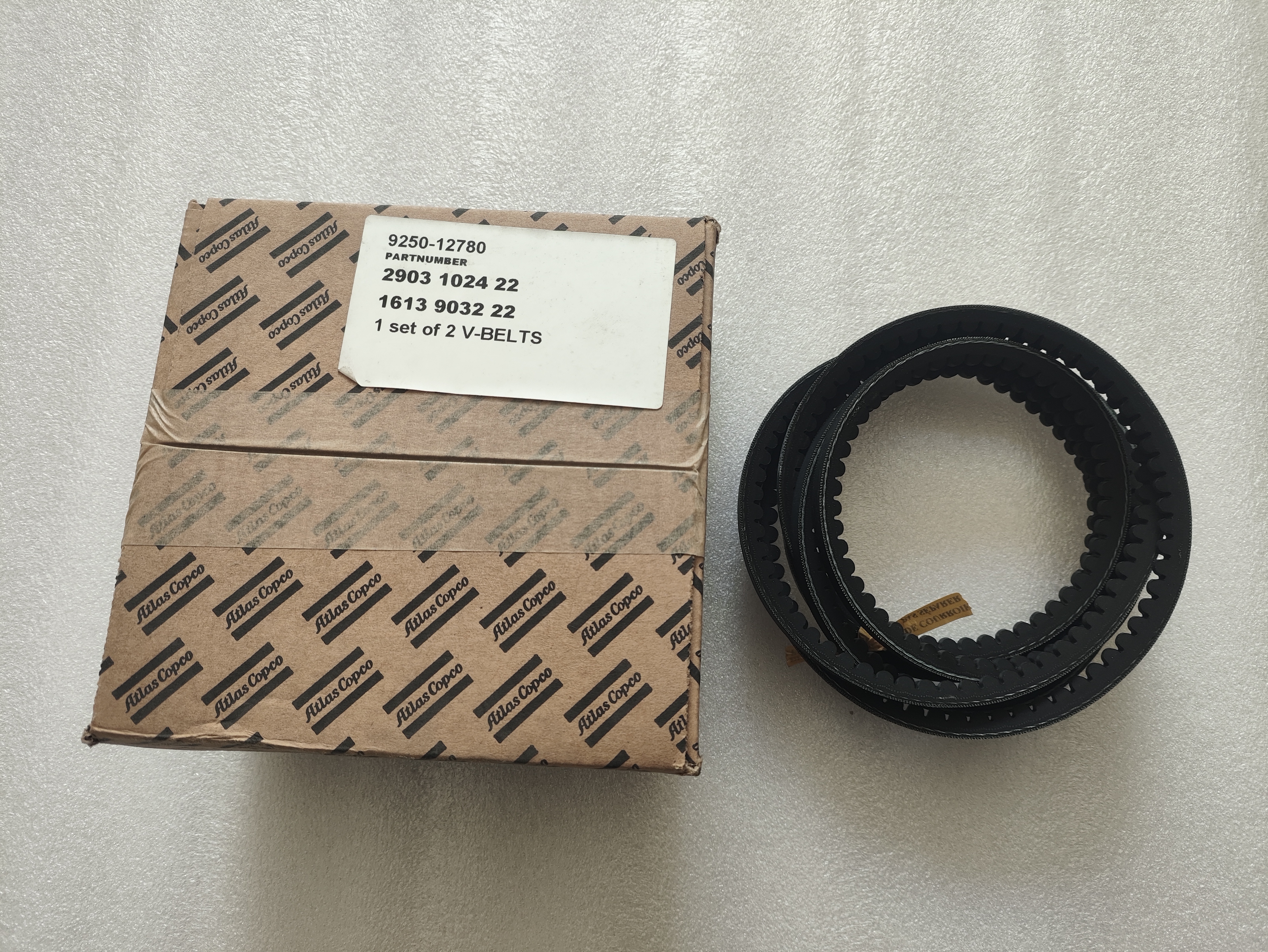 ATLAS COPCO 2204155657 ORIGINAL V-BELT SET (2X) MB XPZ L=1180,Xi'an Oukesi Machinery Equipment Co.,Ltd,ATLAS COPCO 2204155657 ORIGINAL V-BELT SET (2X) MB XPZ L=1180