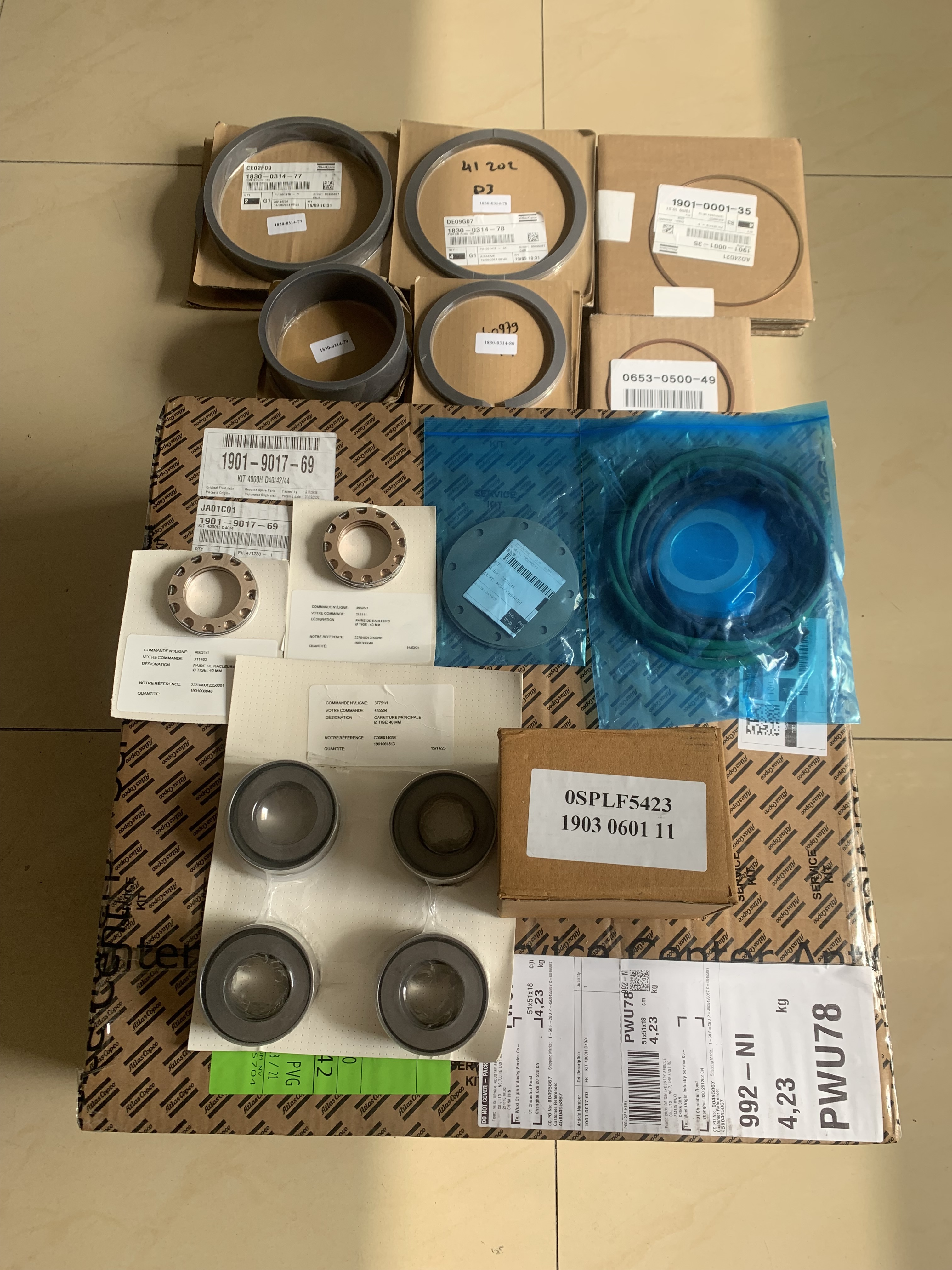 1901901770 Industrial Compressor Preventive Maintenance Kit for Atlas Copco,Xi'an Oukesi Machinery Equipment Co.,Ltd,1901901770 Industrial Compressor Preventive Maintenance Kit for Atlas Copco
