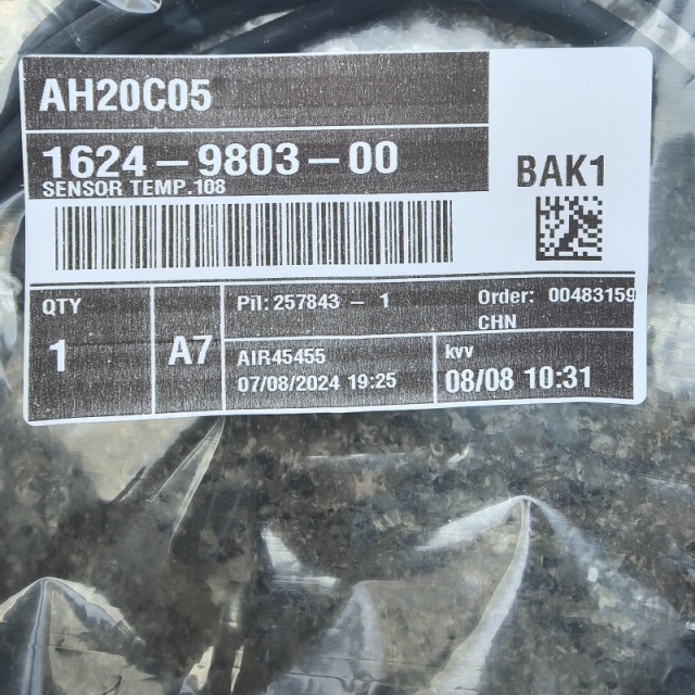 1624980300 Atlas Copco Refrigerated Air Dryer Temperature Sensor Probe — Genuine OEM,Xi'an Oukesi Machinery Equipment Co.,Ltd,1624980300 Atlas Copco Refrigerated Air Dryer Temperature Sensor Probe — Genuine OEM