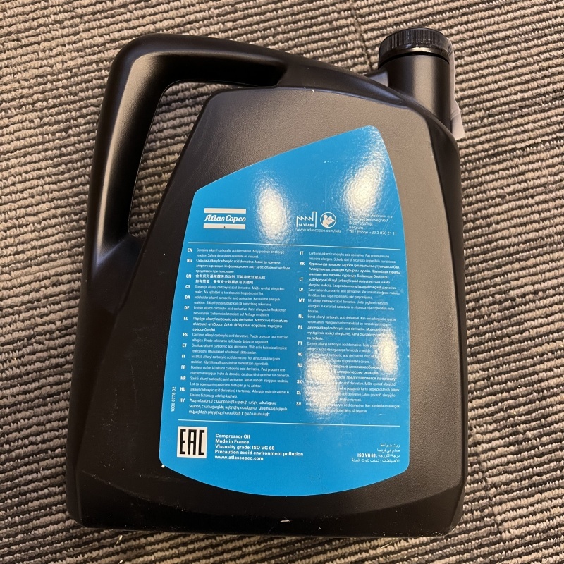 Atlas Copco 2908850300 Roto-Z Fluid 5L Can Genuine Lubricant for Z Series Oil-Free Rotary Screw Air Compressor, 8000-Hour Service Interval,Xi'an Oukesi Machinery Equipment Co.,Ltd,Atlas Copco 2908850300 Roto-Z Fluid 5L Can Genuine Lubricant for Z Series Oil-Free Rotary Screw Air Compressor, 8000-Hour Service Interval