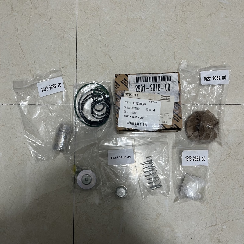 Atlas Copco Oil Stop Valve & Check Valve Kit 2901201800 2901-2018-00 for GA Screw Air Compressor,Xi'an Oukesi Machinery Equipment Co.,Ltd,Atlas Copco Oil Stop Valve & Check Valve Kit 2901201800 2901-2018-00 for GA Screw Air Compressor