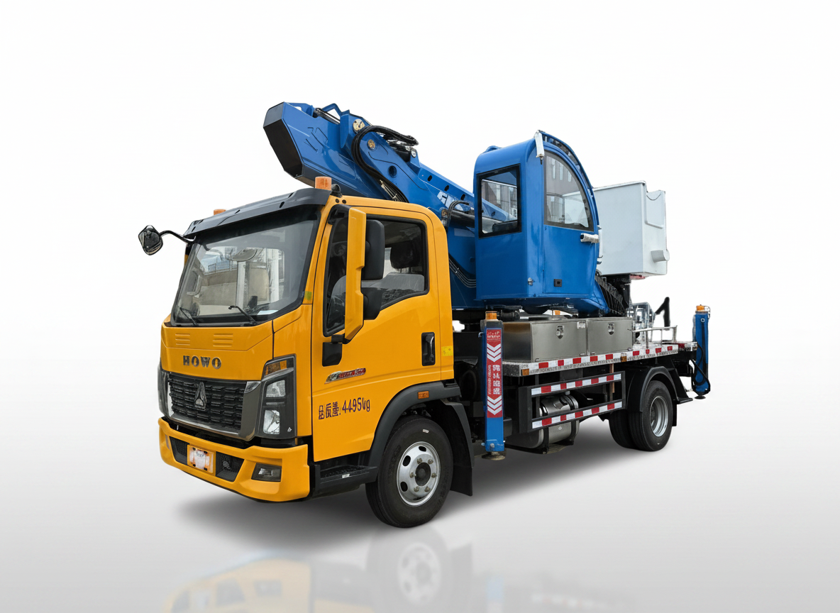 Sinotruk Howo 33.8-Meter Insulated Aerial Work Platform,MY SHOP,Sinotruk Howo 33.8-Meter Insulated Aerial Work Platform