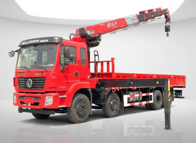 Dongfeng 8x4 14-ton 5-section vehicle-mounted crane,MY SHOP,Dongfeng 8x4 14-ton 5-section vehicle-mounted crane