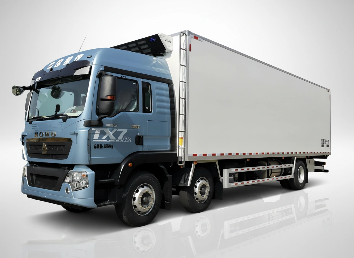 Sinotruk Howo TX7 56 cubic Refrigerated Truck,MY SHOP,Sinotruk Howo TX7 56 cubic Refrigerated Truck
