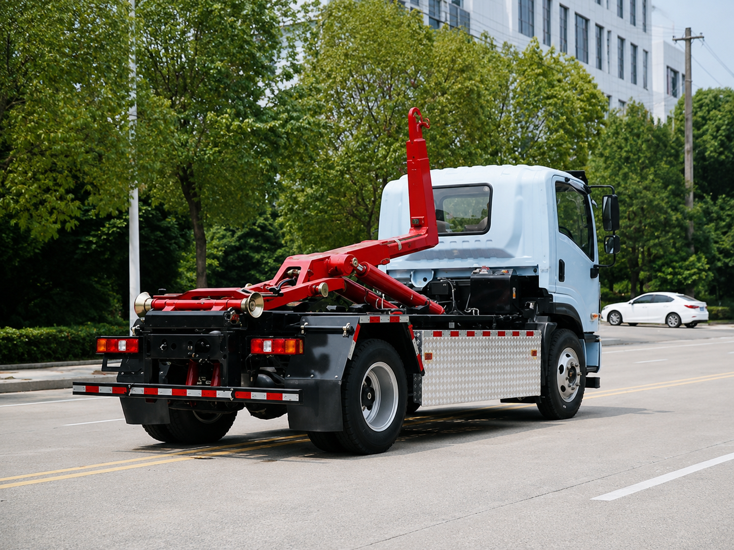 Shacman New Energy 15-Ton Hook-Lift Garbage Truck,MY SHOP,Shacman New Energy 15-Ton Hook-Lift Garbage Truck