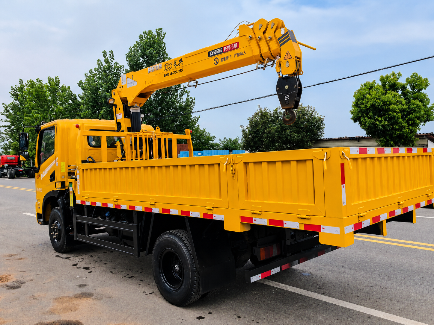 Dongfeng Huashen 5-Ton Truck-Mounted Crane with 4-Section Boom,MY SHOP,Dongfeng Huashen 5-Ton Truck-Mounted Crane with 4-Section Boom