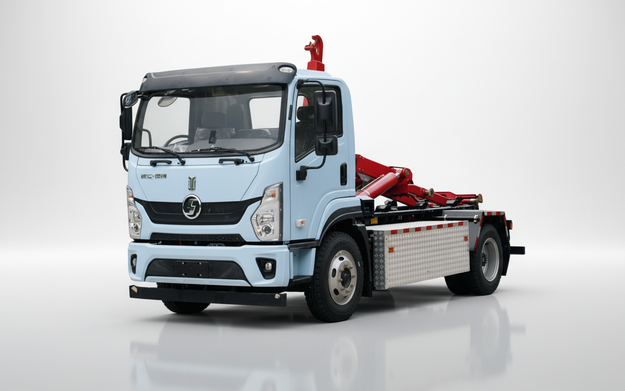 Shacman New Energy 15-Ton Hook-Lift Garbage Truck,MY SHOP,Shacman New Energy 15-Ton Hook-Lift Garbage Truck