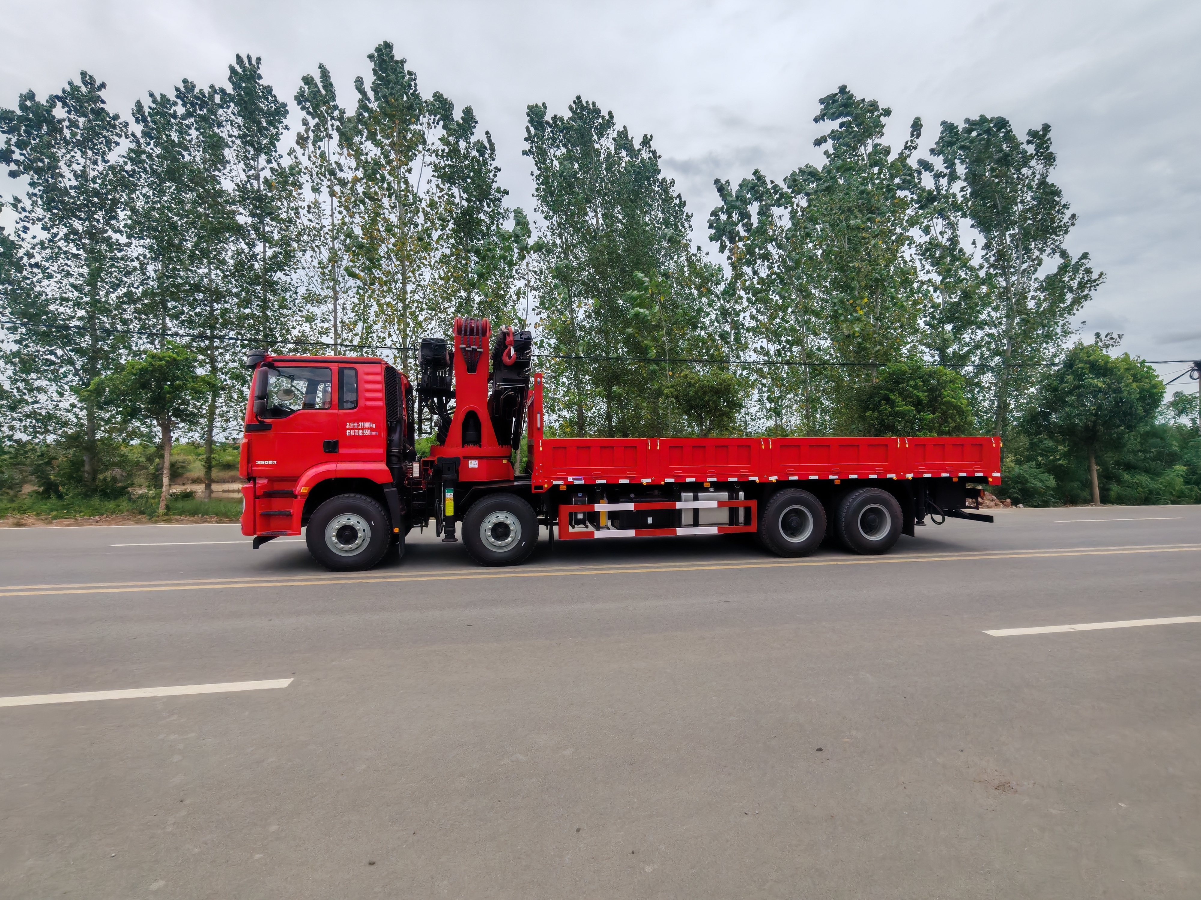 Shacman Delong 8x4 35-Ton Knuckle-Boom Truck-Mounted Crane,MY SHOP,Shacman Delong 8x4 35-Ton Knuckle-Boom Truck-Mounted Crane