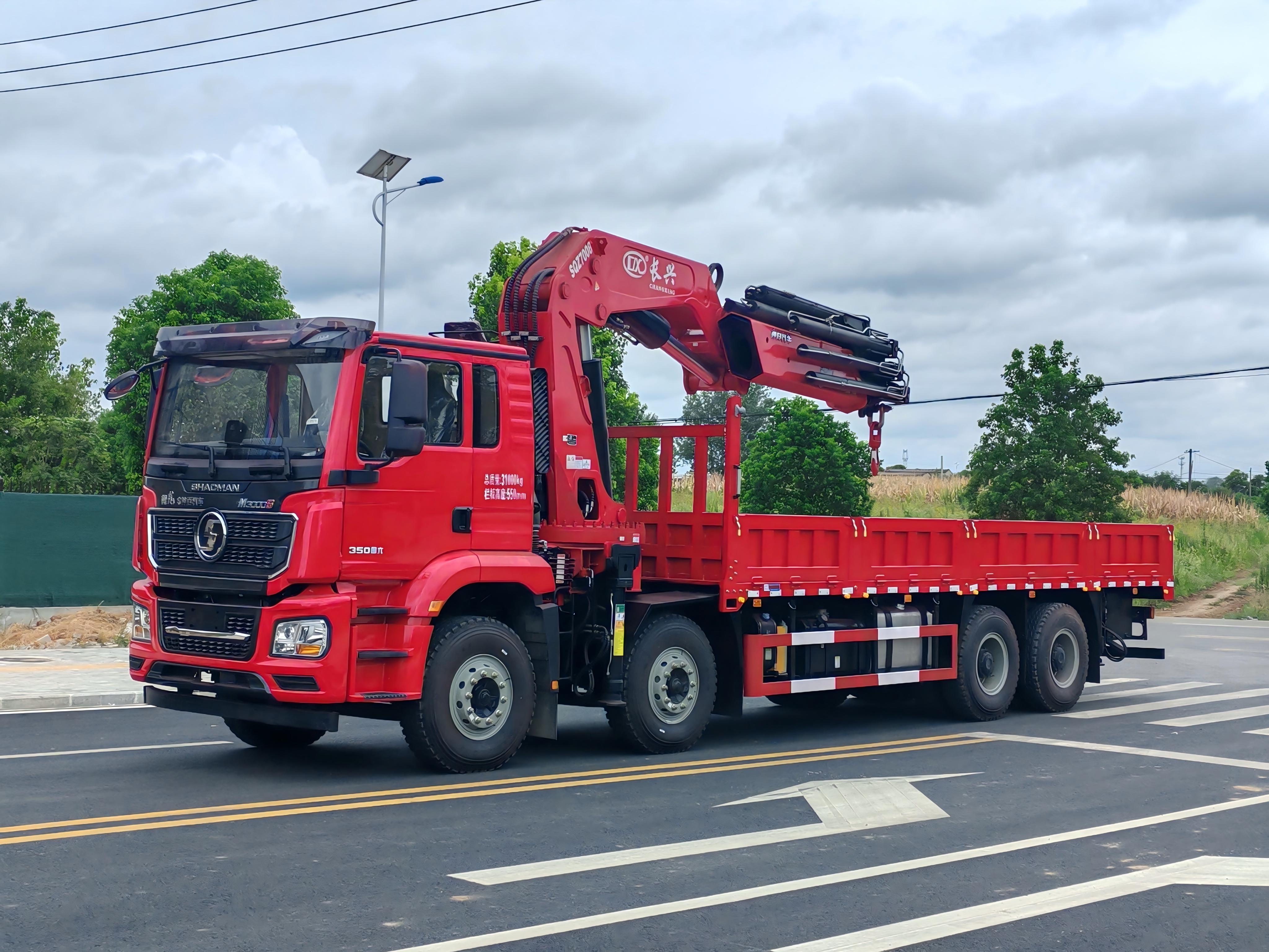 Shacman Delong 8x4 35-Ton Knuckle-Boom Truck-Mounted Crane,MY SHOP,Shacman Delong 8x4 35-Ton Knuckle-Boom Truck-Mounted Crane