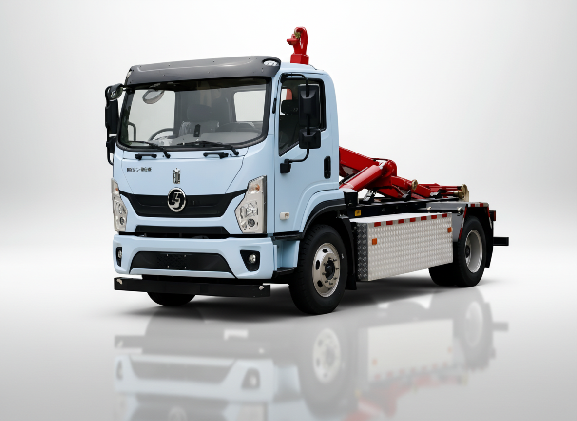 Shacman New Energy 15-Ton Hook-Lift Garbage Truck,MY SHOP,Shacman New Energy 15-Ton Hook-Lift Garbage Truck