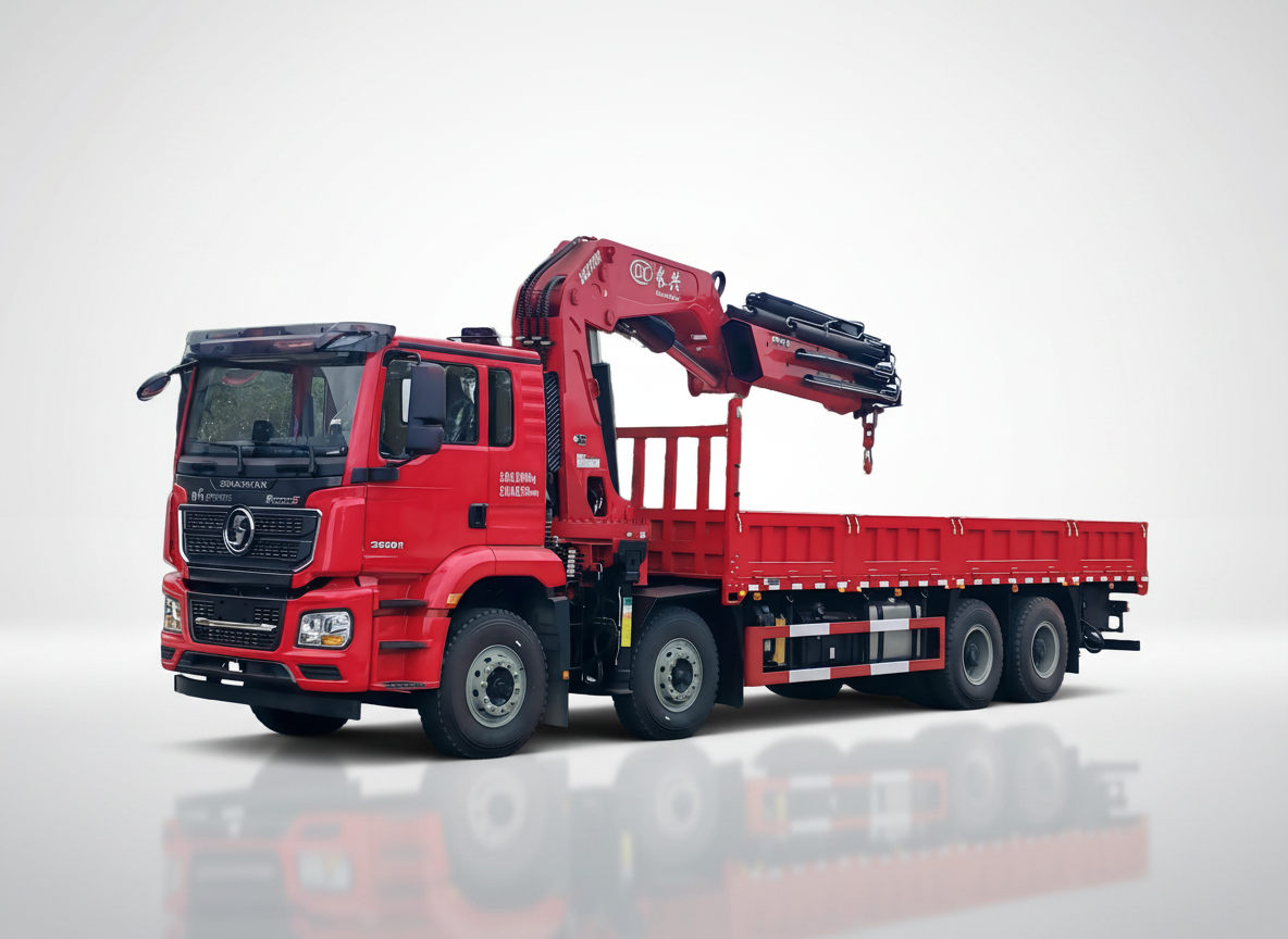 Shacman Delong 8x4 35-Ton Knuckle-Boom Truck-Mounted Crane,MY SHOP,Shacman Delong 8x4 35-Ton Knuckle-Boom Truck-Mounted Crane