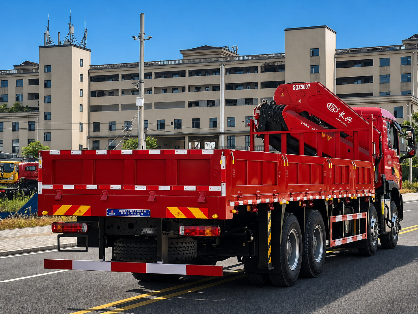 Sinotruk Howo Changxing 25-ton Knuckle Arm Truck Crane,MY SHOP,Sinotruk Howo Changxing 25-ton Knuckle Arm Truck Crane