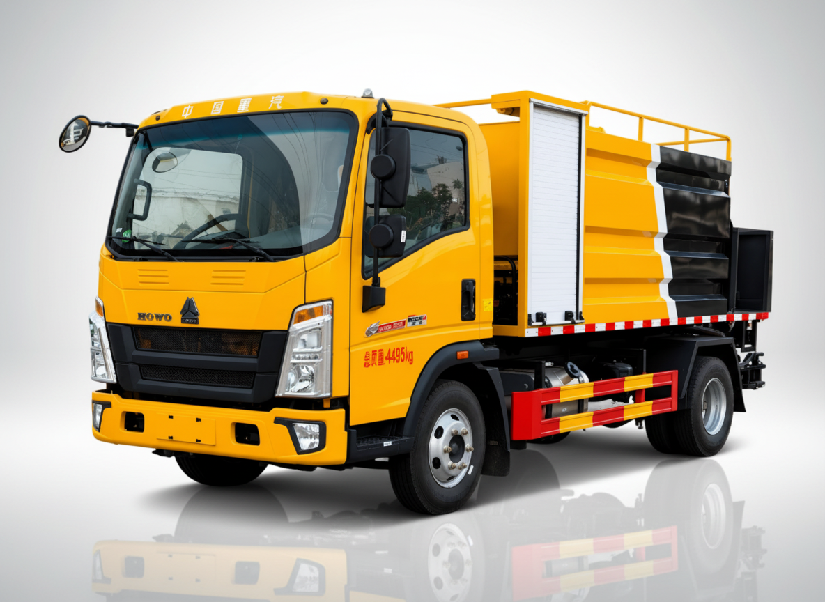 Camion distributeur d'asphalte HOWO 6,8 m³, Suizhou Hongda Automobile Sales Co., Ltd., Camion distributeur d'asphalte HOWO 6,8 m³