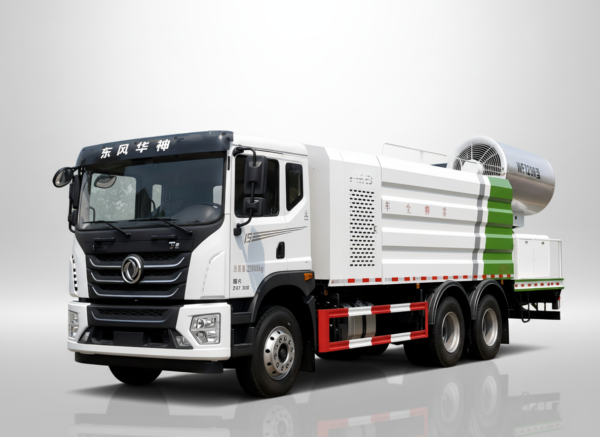 Camion de dépoussiérage Dongfeng Huashen de 18 m³, Suizhou Hongda Automobile Sales Co., Ltd., Camion de dépoussiérage Dongfeng Huashen de 18 m³