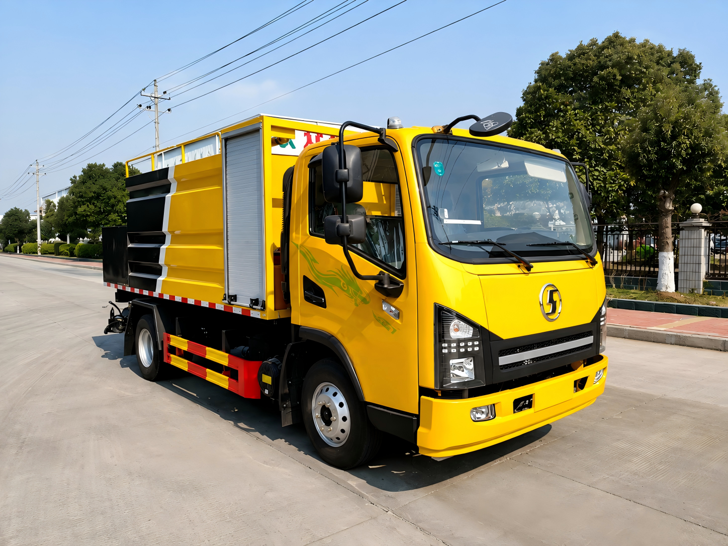 Camion distributeur d'asphalte Shacman 6,8 m³, Suizhou Hongda Automobile Sales Co., Ltd., Camion distributeur d'asphalte Shacman 6,8 m³
