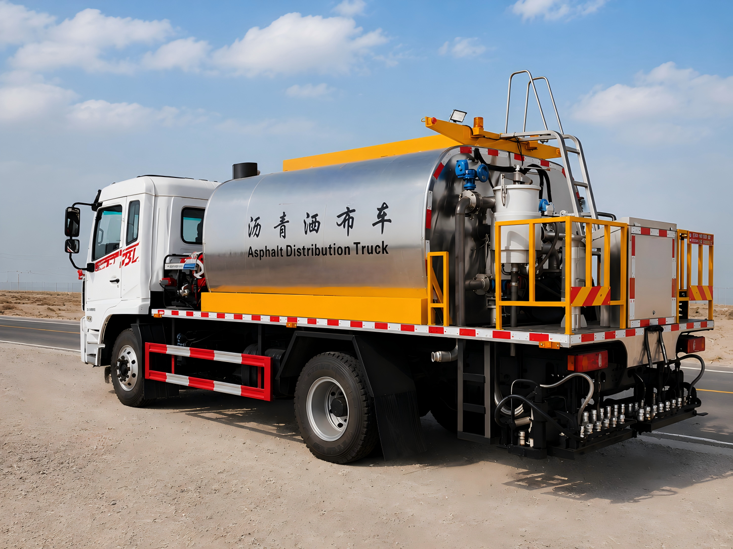 Camion distributeur d'asphalte DongFeng de 10 m³, Suizhou Hongda Automobile Sales Co., Ltd., Camion distributeur d'asphalte DongFeng de 10 m³