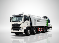 Camion de dépoussiérage Sinotruk Howo 8x4 (4 essieux) de 21 m³, Suizhou Hongda Automobile Sales Co., Ltd., Camion de dépoussiérage Sinotruk Howo 8x4 (4 essieux) de 21 m³