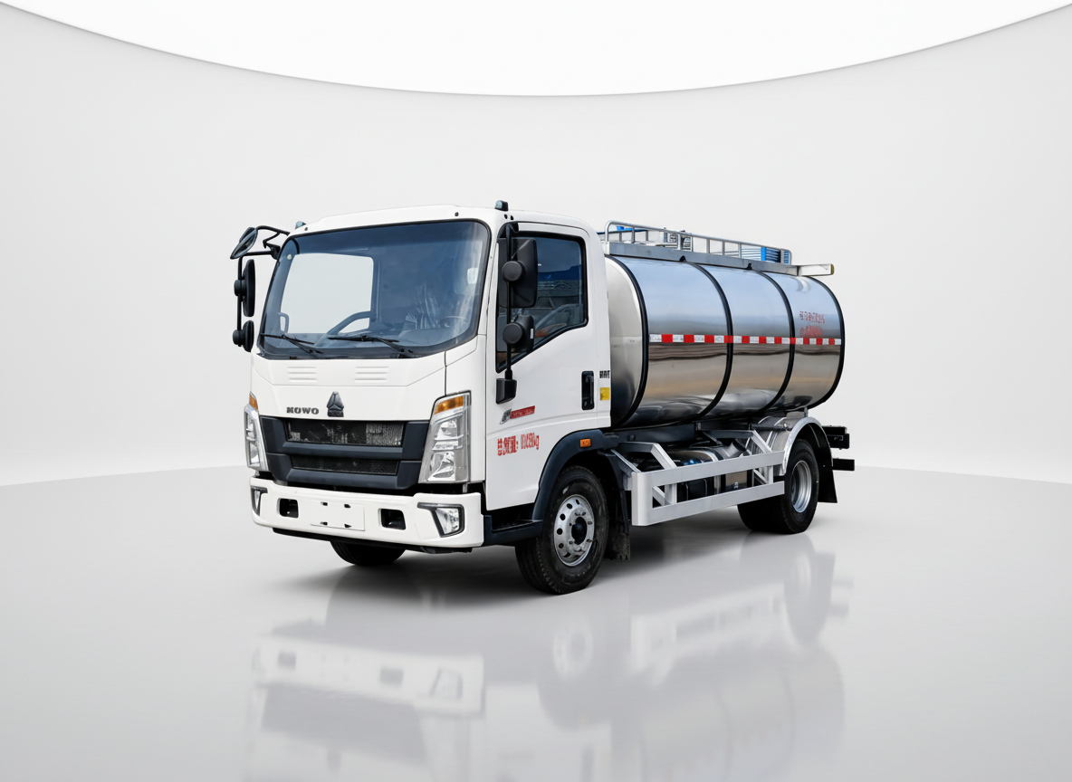 Sinotruk Howo 6m³ Milk Tanker Truck, Suizhou Hongda Automobile Sales Co., Ltd.,Sinotruk Howo 6m³ Milk Tanker Truck