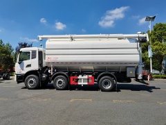 Dongfeng Tianjin 6x2 3 essieux 28,36 m³ Camion de transport d'aliments en vrac, Suizhou Hongda Automobile Sales Co., Ltd., Dongfeng Tianjin 6x2 3 essieux 28,36 m³ Camion de transport d'aliments en vrac