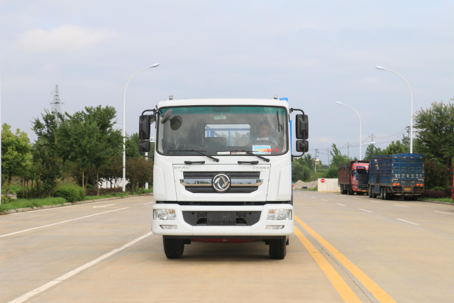 Camión de basura Dongfeng Dollicar D9 con cargador de contenedores, Suizhou Hongda Automobile Sales Co., Ltd., Camión de basura Dongfeng Dollicar D9 con cargador de contenedores