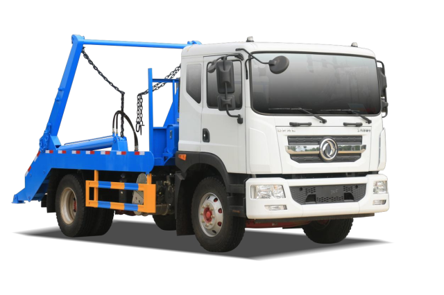 Camión de basura Dongfeng Dollicar D9 con cargador de contenedores, Suizhou Hongda Automobile Sales Co., Ltd., Camión de basura Dongfeng Dollicar D9 con cargador de contenedores