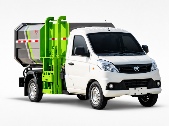 Foton Xiangling 3m³ Side-Loading Garbage Truck, Suizhou Hongda Automobile Sales Co., Ltd.,Foton Xiangling 3m³ Side-Loading Garbage Truck