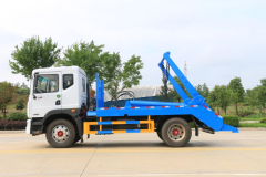 Camión de basura Dongfeng Dollicar D9 con cargador de contenedores, Suizhou Hongda Automobile Sales Co., Ltd., Camión de basura Dongfeng Dollicar D9 con cargador de contenedores