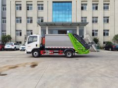 Мусоровоз HOWO с задней загрузкой и компактором, 8 м³, Suizhou Hongda Automobile Sales Co., Ltd., Мусоровоз HOWO с задней загрузкой и компактором.