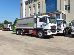 Мусоровоз HOWO с задней загрузкой и компактором, объемом 24 м³, Suizhou Hongda Automobile Sales Co., Ltd., Мусоровоз HOWO с задней загрузкой и компактором, объемом 24 м³.