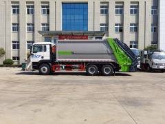 Мусоровоз HOWO с задней загрузкой и компактором, объемом 24 м³, Suizhou Hongda Automobile Sales Co., Ltd., Мусоровоз HOWO с задней загрузкой и компактором, объемом 24 м³.