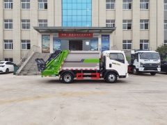 Мусоровоз HOWO с задней загрузкой и компактором, объемом 5,5 м³, Suizhou Hongda Automobile Sales Co., Ltd., Мусоровоз HOWO с задней загрузкой и компактором, объемом 5,5 м³