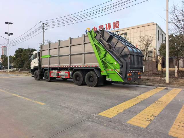 Мусоровоз DongFeng 40 м³ с задней загрузкой и компактором, Suizhou Hongda Automobile Sales Co., Ltd., Мусоровоз DongFeng 40 м³ с задней загрузкой и компактором