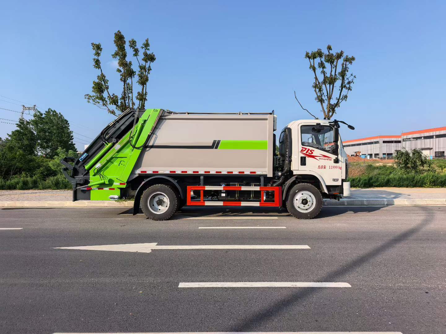 Мусоровоз DongFeng 12 м³ с задней загрузкой и компактором, Suizhou Hongda Automobile Sales Co., Ltd., Мусоровоз DongFeng 12 м³ с задней загрузкой и компактором
