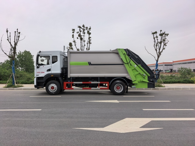 Мусоровоз DongFeng 14 м³ с задней загрузкой и компактором, Suizhou Hongda Automobile Sales Co., Ltd., Мусоровоз DongFeng 14 м³ с задней загрузкой и компактором