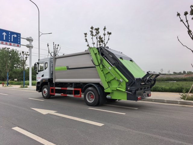 Мусоровоз DongFeng 14 м³ с задней загрузкой и компактором, Suizhou Hongda Automobile Sales Co., Ltd., Мусоровоз DongFeng 14 м³ с задней загрузкой и компактором