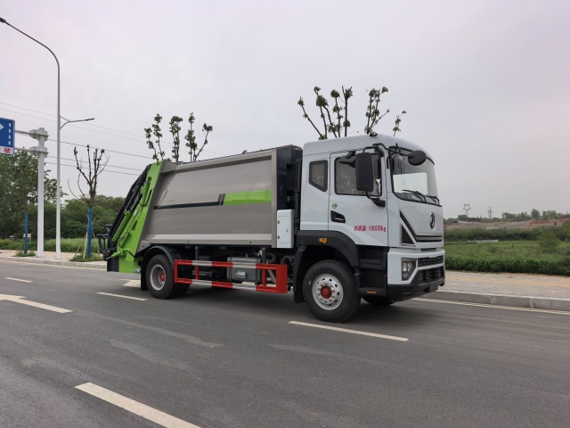 Мусоровоз DongFeng 15 м³ с задней загрузкой и компактором, Suizhou Hongda Automobile Sales Co., Ltd., Мусоровоз DongFeng 15 м³ с задней загрузкой и компактором