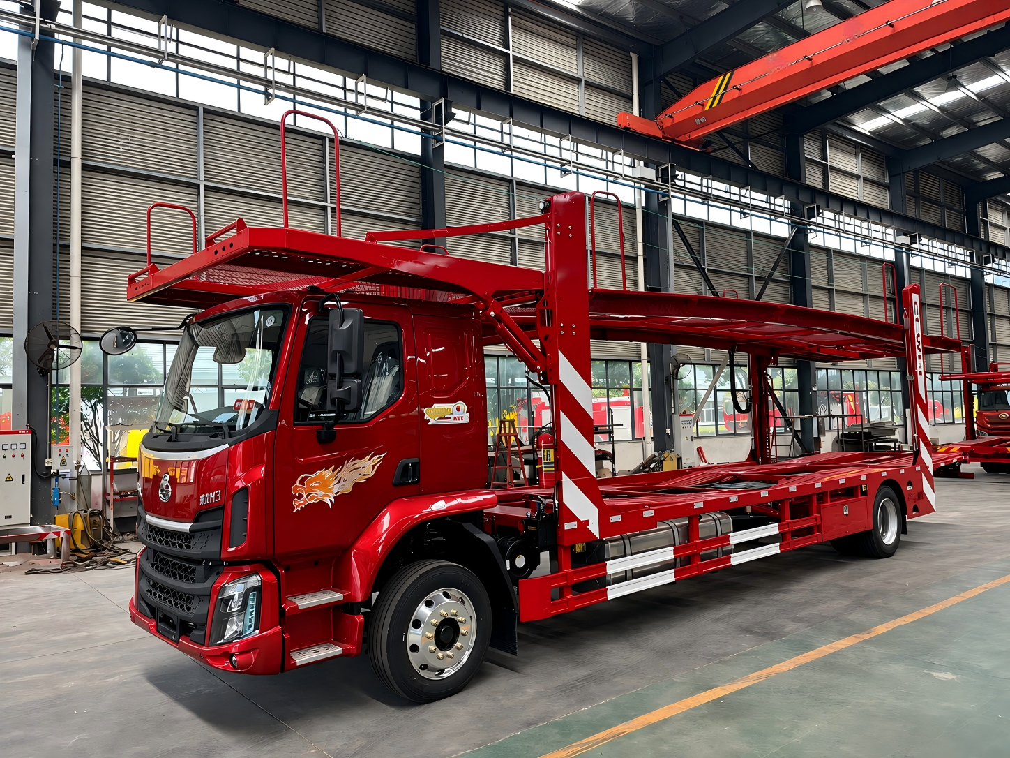 Transporteur de 6 voitures Dongfeng Liuzhou Motor Chenglong, Suizhou Hongda Automobile Sales Co., Ltd., Transporteur de 6 voitures Dongfeng Liuzhou Motor Chenglong