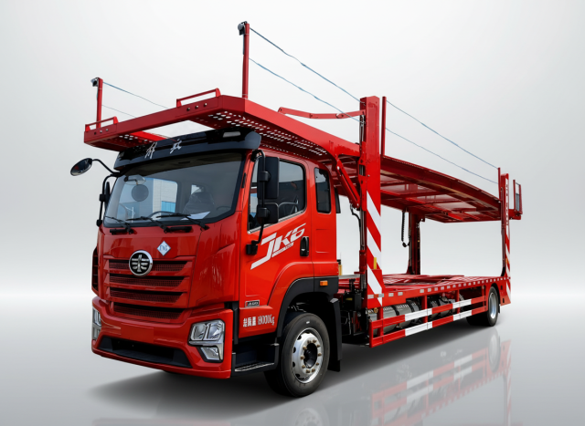 FAW Jiefang Natural Gas 6-Car Hauler, Suizhou Hongda Automobile Sales Co., Ltd.,FAW Jiefang Natural Gas 6-Car Hauler