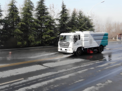 Camion balayeuse de voirie haute pression Dongfeng 9+7 m³, Suizhou Hongda Automobile Sales Co., Ltd., Camion balayeuse de voirie haute pression Dongfeng 9+7 m³