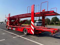 Transporteur de véhicules FAW Jiefang à 6 voitures, Suizhou Hongda Automobile Sales Co., Ltd., Transporteur de véhicules FAW Jiefang à 6 voitures