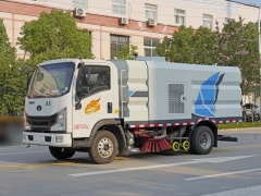 Camion balayeuse de voirie haute pression SINOTRUK Homan 3+3 m³, Suizhou Hongda Automobile Sales Co., Ltd., Camion balayeuse de voirie haute pression SINOTRUK Homan 3+3 m³